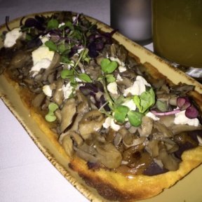 Gluten-free flatbread from Pampano