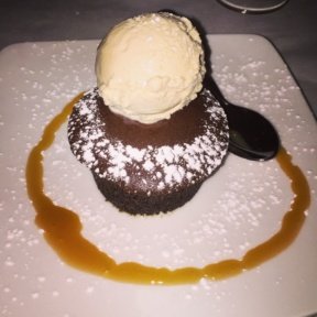 Gluten-free flourless chocolate cake from Pappardella