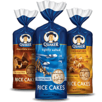 Gluten free rice cakes by Quaker