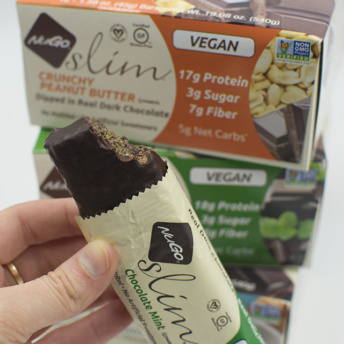 Gluten-free bars by NuGo