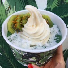 Gluten-free coco whip with kiwi from Rawberri