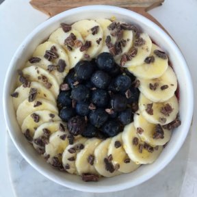 Gluten-free acai bowl from Rawberri