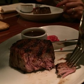 Gluten-free steak from STK
