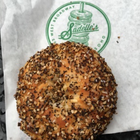 Gluten-free bagel from Sadelle's