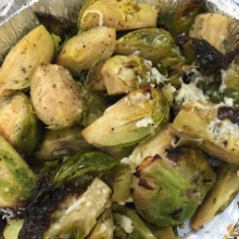 Gluten-free brussels sprouts from Saluggi's