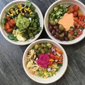 3 Gluten-free bowls from Sandwicherie