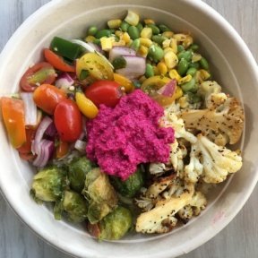 Gluten-free veggie bowl from Sandwicherie