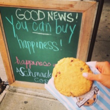 Gluten-free corn cookie from Schmackary's