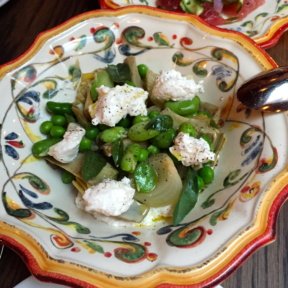 Gluten-free edamame appetizer from Sessanta