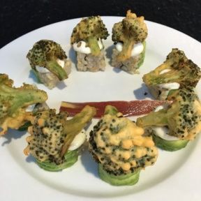 Gluten-free broccoli tempura from Shojin