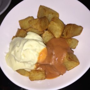 Gluten-free patatas bravas from Socarrat