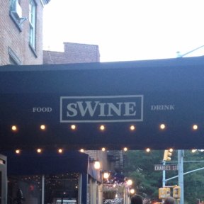Swine in West Village NYC