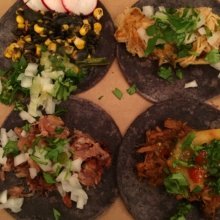 Gluten-free tacos from Taquiza