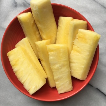 Pineapple spears from Terra's Kitchen