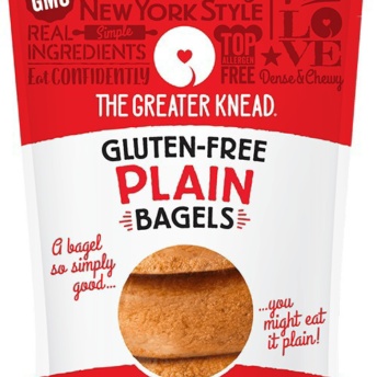 Gluten-free plain bagels from The Greater Knead