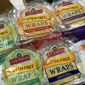 Gluten-free wraps from Toufayan