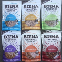 Gluten-free chickpea snacks from Biena Snacks