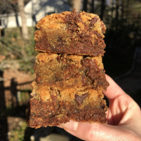 Delicious gluten-free Blondies