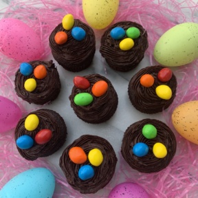 Delicious Easter Egg Nest Cupcakes