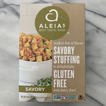 Gluten-free stuffing by Aleia's