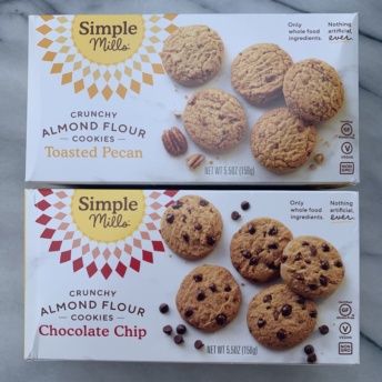 Gluten-free crunchy cookies by Simple Mills