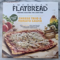 Gluten-free cheese trio & tomato sauce pizza by American Flatbread