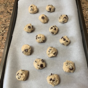 Ready to bake Chocolate Chip Cookies