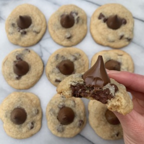 Delicious gluten-free Chocolate Chip Blossoms