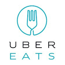 Logo for Uber Eats a food delivery service