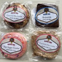 Gluten-free cookies and brownie from New Grains Gluten Free