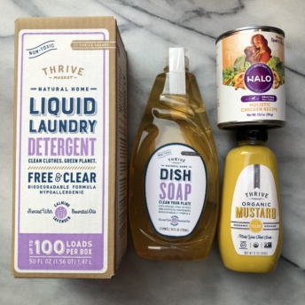 Gluten-free household products from Thrive Market