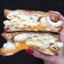 Gluten-free Vegan Mac & Cheese Grilled Cheese