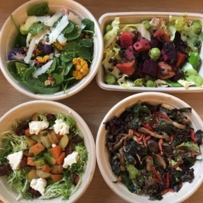 Gluten-free salad spread from Verde
