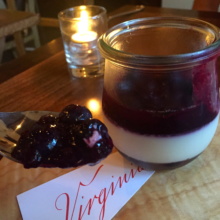 Gluten-free panna cotta from Virginia's