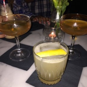Cocktails from Wallflower in West Village