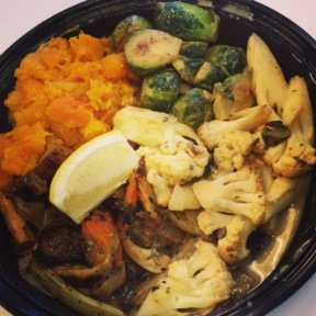 Gluten-free veggie platter from Westville