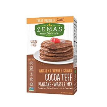 Gluten free and vegan pancake waffle mix by Zema's