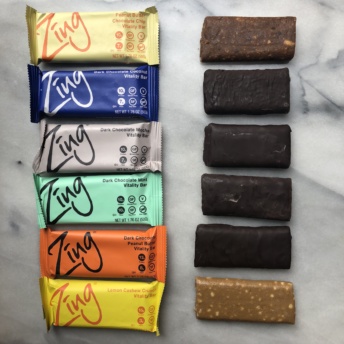 Gluten-free bars by Zing Bars