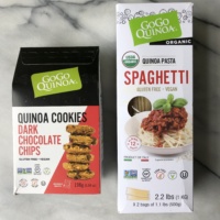 Gluten-free cookies and spaghetti by GoGo Quinoa