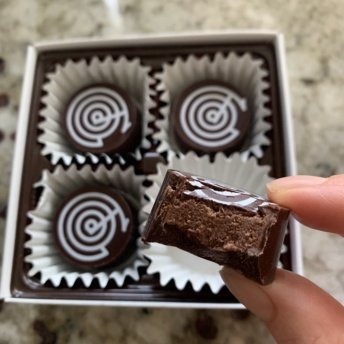 Gluten-free chocolate truffles by The Good Chocolate