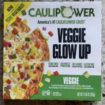 Gluten-free veggie cauliflower pizza from CAULIPOWER