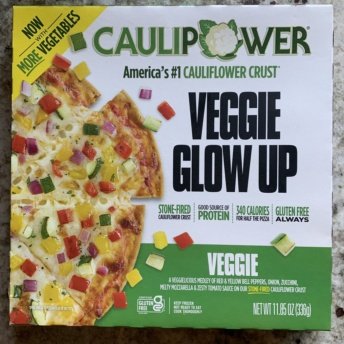 Gluten-free veggie cauliflower pizza from CAULIPOWER