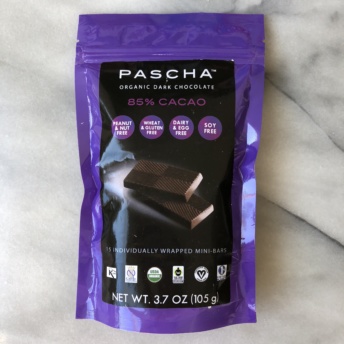Gluten-free dark chocolate from Pascha Chocolate
