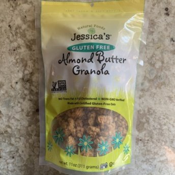 Gluten-free almond butter granola by Jessica's Natural Foods