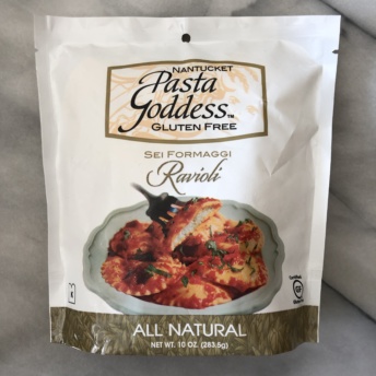 Gluten-free sei formaggi ravioli by Nantucket Pasta Goddess