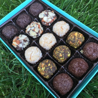 Gluten-free chocolate box from tinyB chocolate