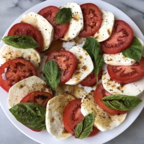 Caprese Salad with balsamic glaze