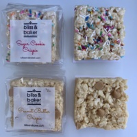 Gluten-free sugar cookie and peanut butter crispies by Bliss and Baker