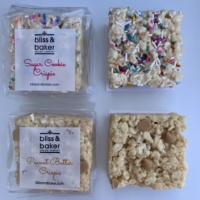 Gluten-free sugar cookie and peanut butter crispies by Bliss and Baker