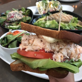 Gluten-free crab and lobster roll from OC Brewhouse